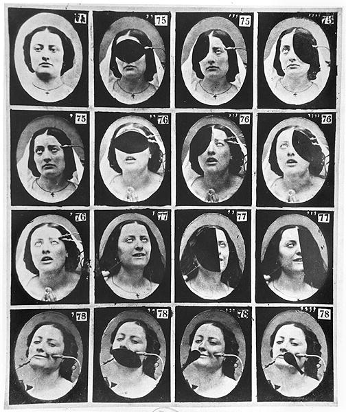 Physiognomical studies, from ''Mecanisme de la Physionomie humaine ou analyse electrophysiologique d von Guillaune Benjamin Duchenne de Boulogne