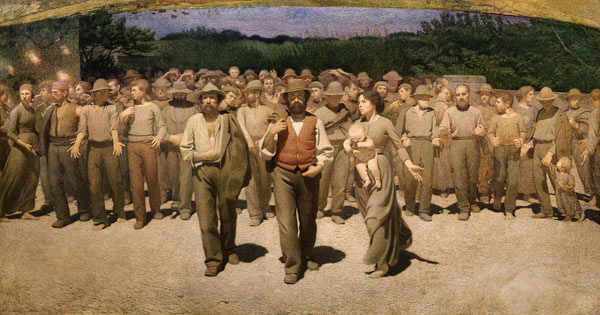 Der vierte Stand von Giuseppe Pellizza da Volpedo