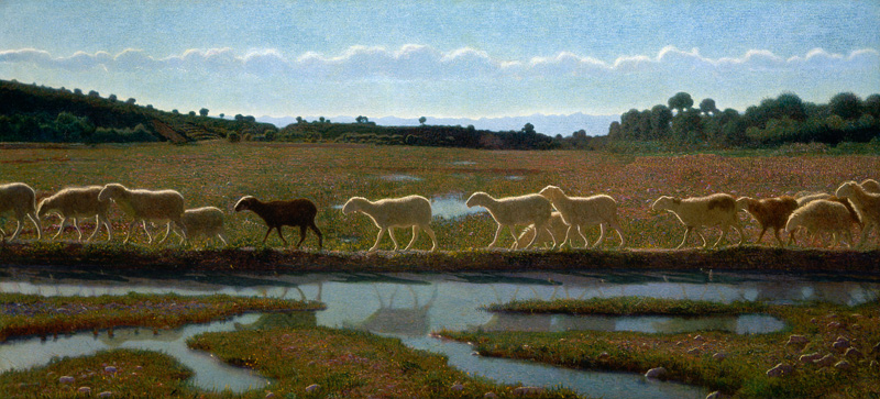 Mirror of Life von Giuseppe Pellizza da Volpedo