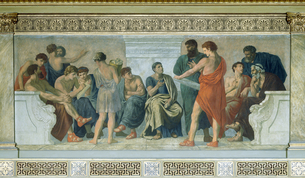 Schule des Aristoteles von Gustav Adolph Spangenberg