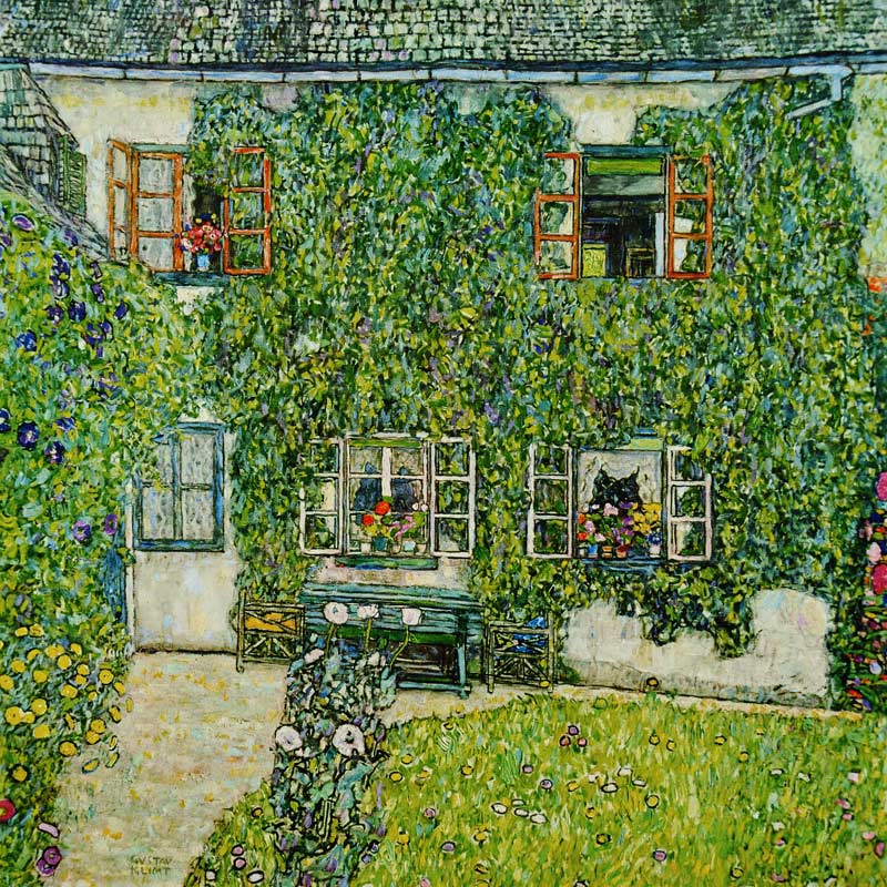 Forsthaus in Weißenbach am Attersee von Gustav Klimt