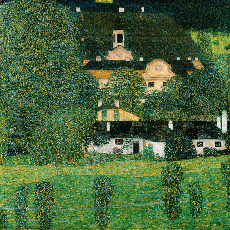 Schloss Kammer am Attersee II von Gustav Klimt