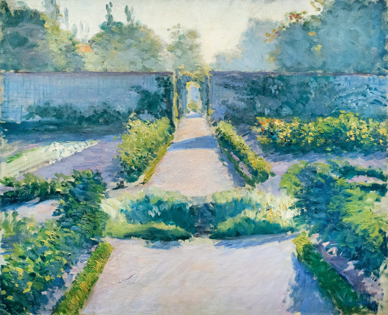 The kitchen garden von Gustave Caillebotte