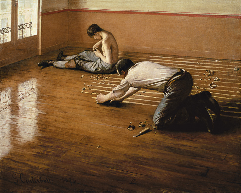 The Parquet Planers von Gustave Caillebotte