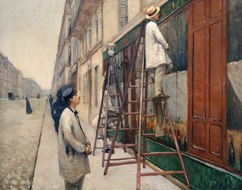 Fassadenmaler von Gustave Caillebotte