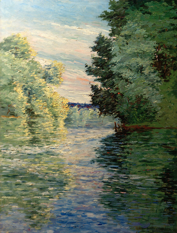 Nebenarm der Seine von Gustave Caillebotte