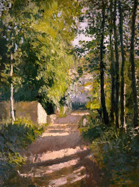 Allée sous-bois von Gustave Caillebotte