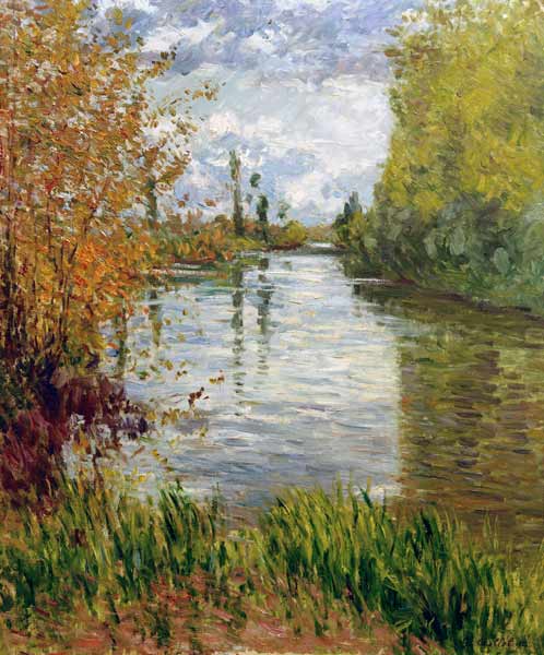 Nebenarm der Seine von Gustave Caillebotte