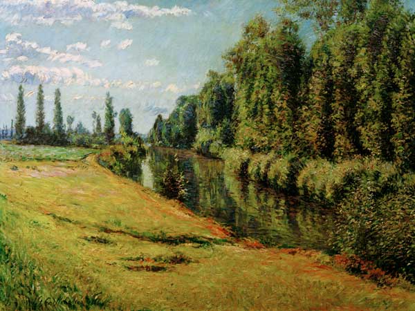 Nebenarm der Seine von Gustave Caillebotte