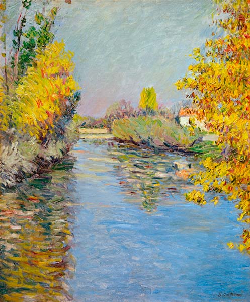 Nebenarm der Seine von Gustave Caillebotte