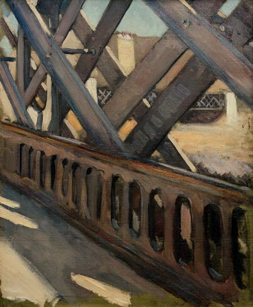Pont de l'Europe (Studie) von Gustave Caillebotte