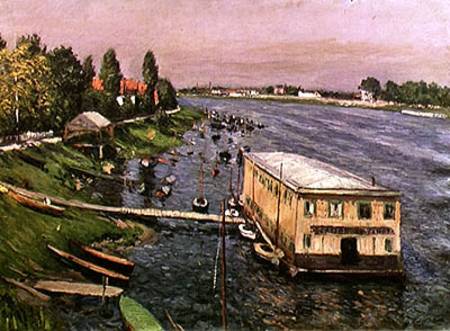 The Pontoon at Argenteuil von Gustave Caillebotte