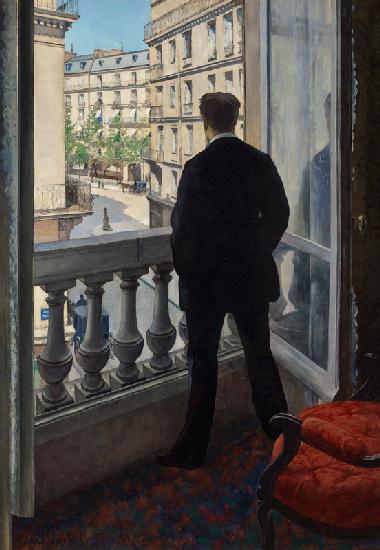 Mann am Fenster. 1875