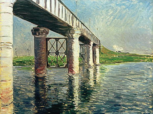 Seine und Eisenbahnbrücke
