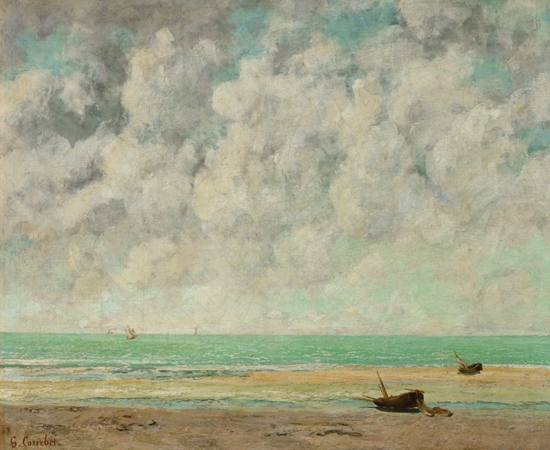 Ruhige See von Gustave Courbet