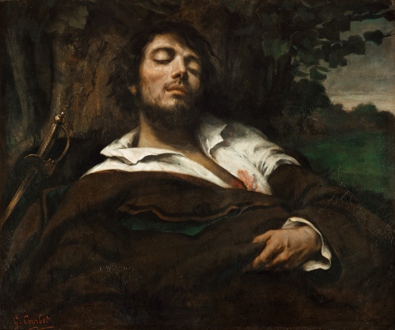 Selbstbildnis oder der Verletzte von Gustave Courbet