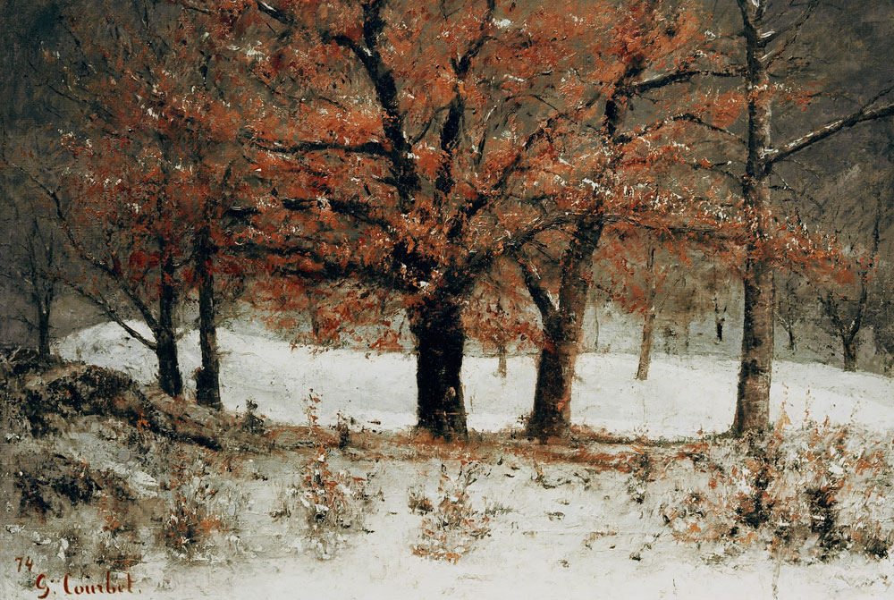 Vue du Parc des Crêtes au-dessus de Clarens von Gustave Courbet