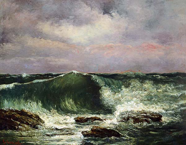 Die Woge von Gustave Courbet