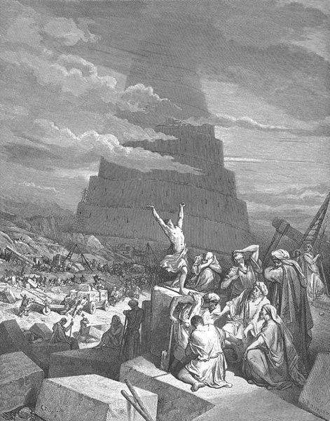 Die Sprachverwirrung von Gustave Doré