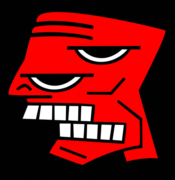 Deranged red man von Gwendal