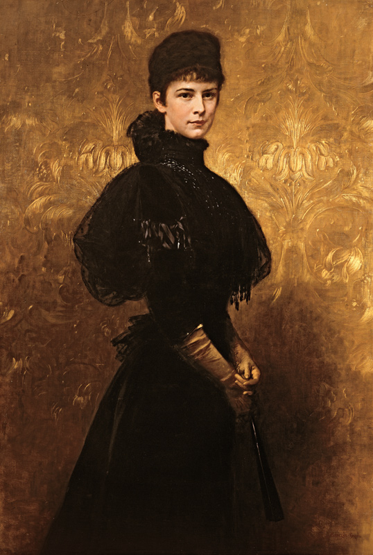 Portrait der Kaiserin Elisabeth von Österreich von Gyula Benczúr