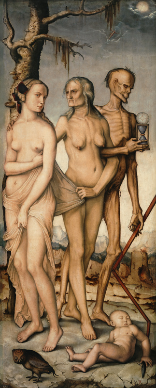 Die Lebensalter und der Tod von Hans Baldung Grien