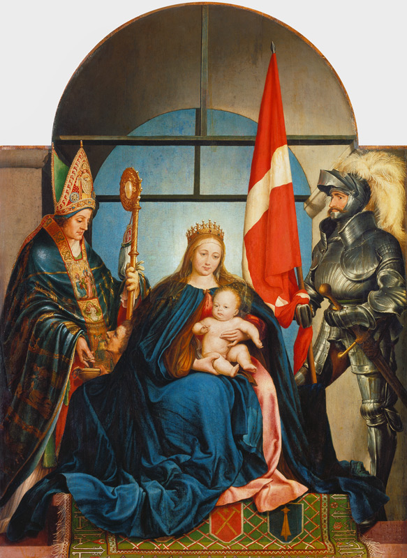 Altarbild des Stadtschreibers Gerster (sogenSolothurner Madonna) von Hans Holbein der Jüngere