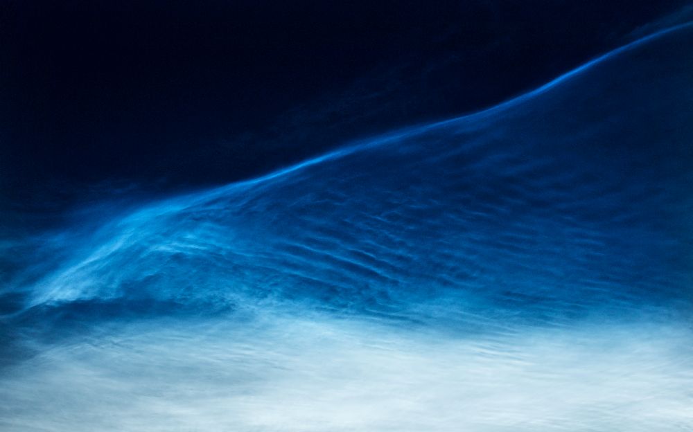 Cirruswolken um Mitternacht von Hans Jørgen Lindeløff