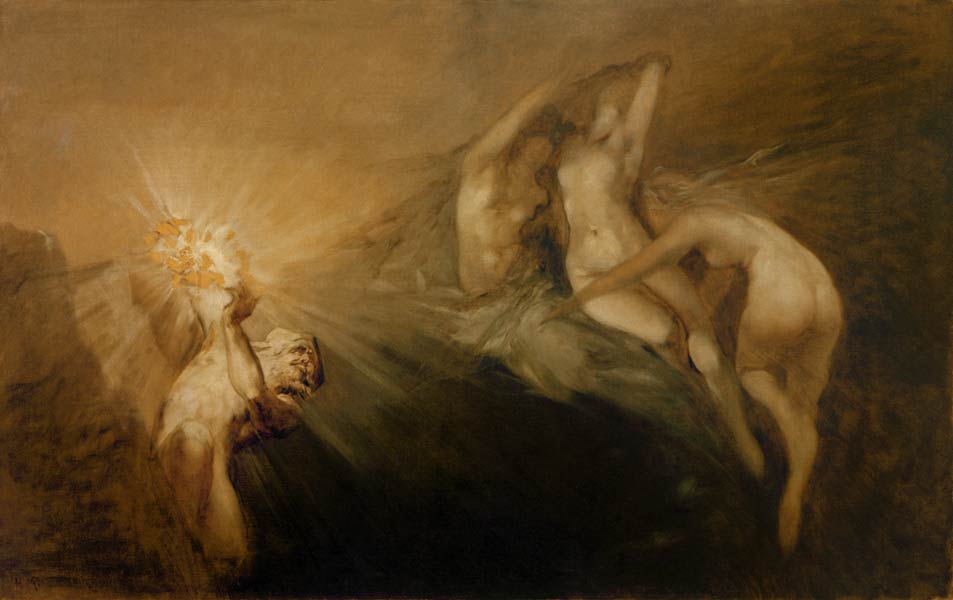Wagner, Rheingold von Hans Makart