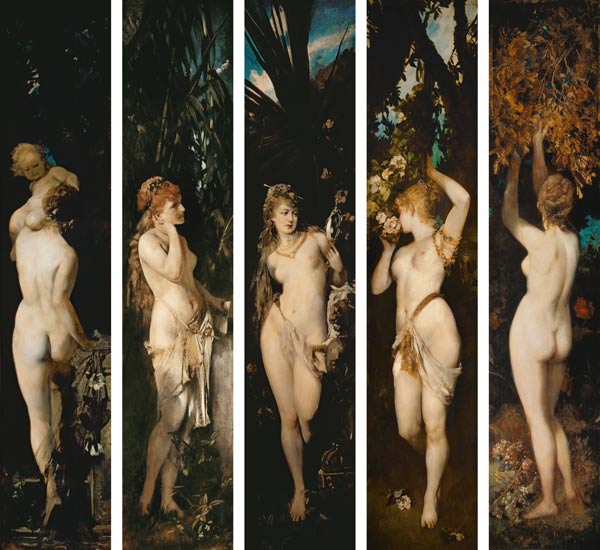 Die fünf Sinne von Hans Makart