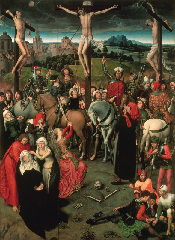 Passionsaltar Mitteltafel (Festtags - Ansicht) von Hans Memling