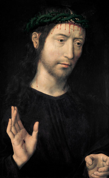 Der leidende Christus von Hans Memling