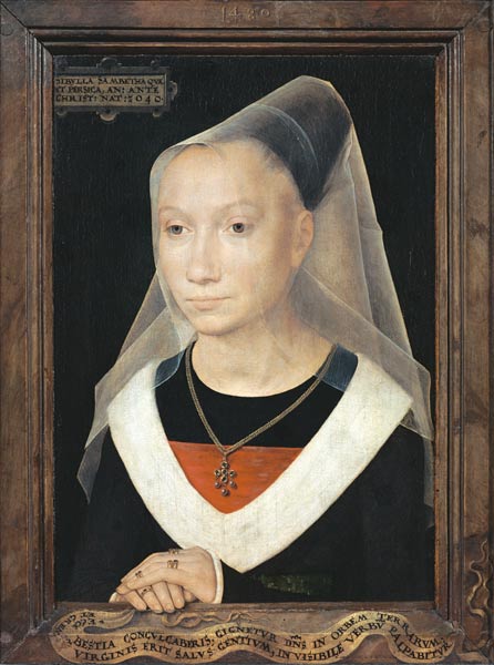 Bildnis einer Frau  von Hans Memling