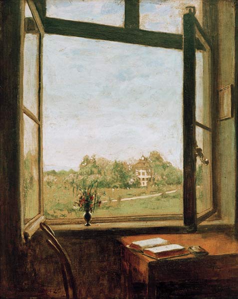 View of the Öd  von Hans Thoma