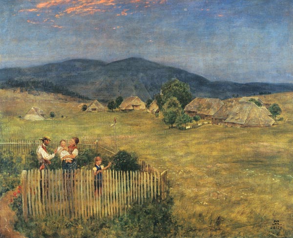 Im Schwarzwaldgärtchen von Hans Thoma