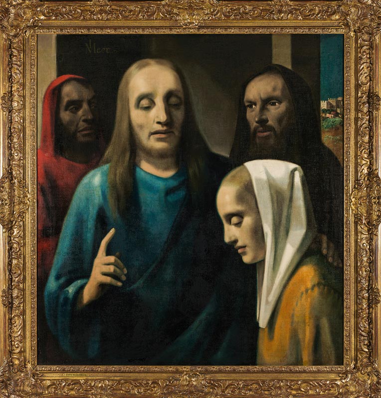 Christus und die Sünderin von Hanvan Meegeren