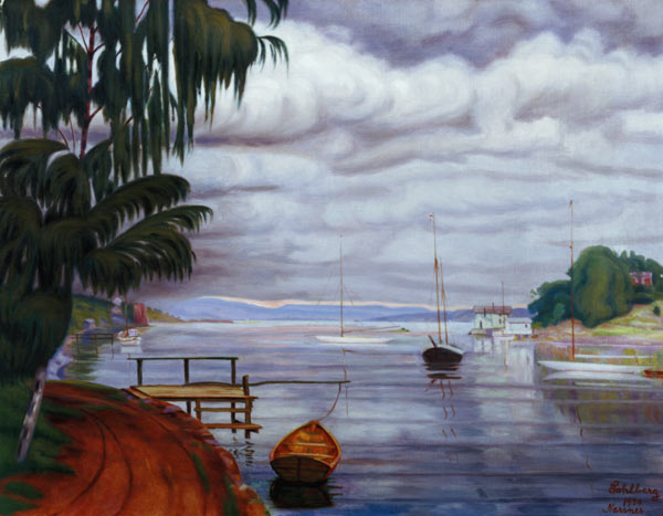 Impression vor dem Sturm. von Harald Sohlberg