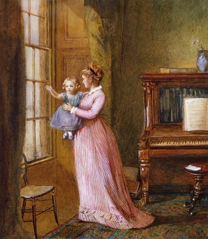 Waving Goodbye (signed w/c) von Harriet Kempe