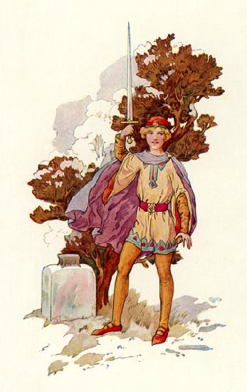 Arthur with Escalibur