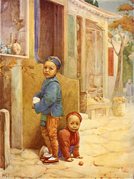 Chinese boys von Harry George Theaker