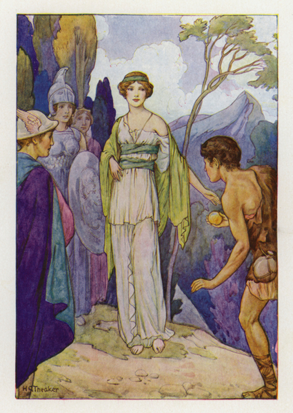 The Judgement of Paris von Harry George Theaker