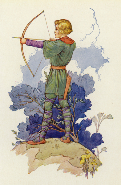 Young Waltheof is a fine young cock now, said Much, vowing that he will be Robin Hoods man when he i von Harry George Theaker