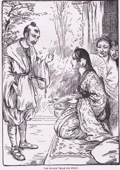 The prince tells his story (from the Daughter of the Moon)