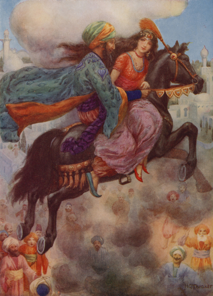 The Princess returns to Persia von Harry George Theaker