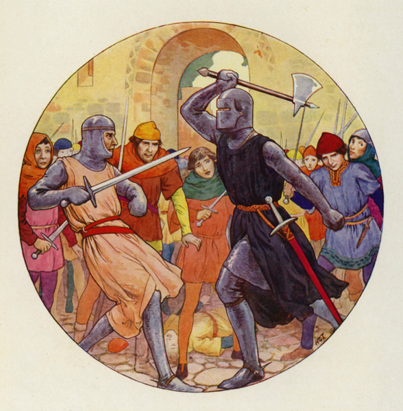 Three times Isambart thrust, and three times the thrust went wide von Harry George Theaker