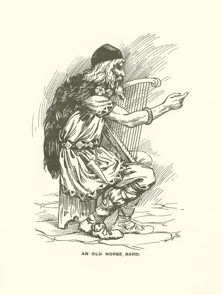 An Old Norse Bard von Harry George Theaker