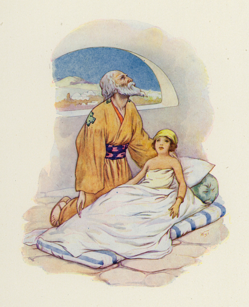 Once more Elisha pressed the little child closely to him von Harry George Theaker