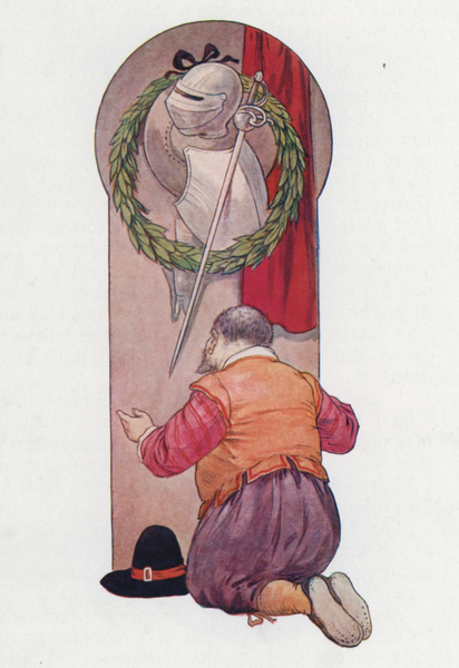 Illustration for Don Quixote von Harry George Theaker