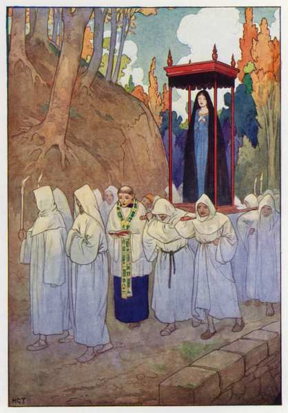 Illustration for Don Quixote von Harry George Theaker