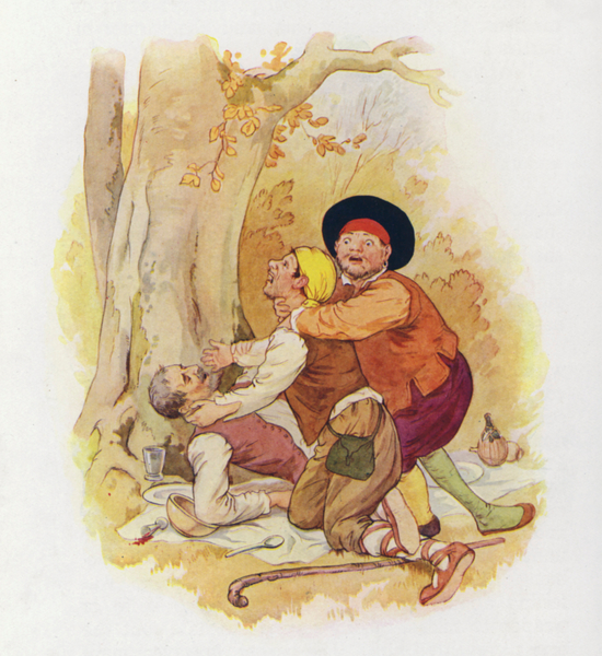 Illustration for Don Quixote von Harry George Theaker